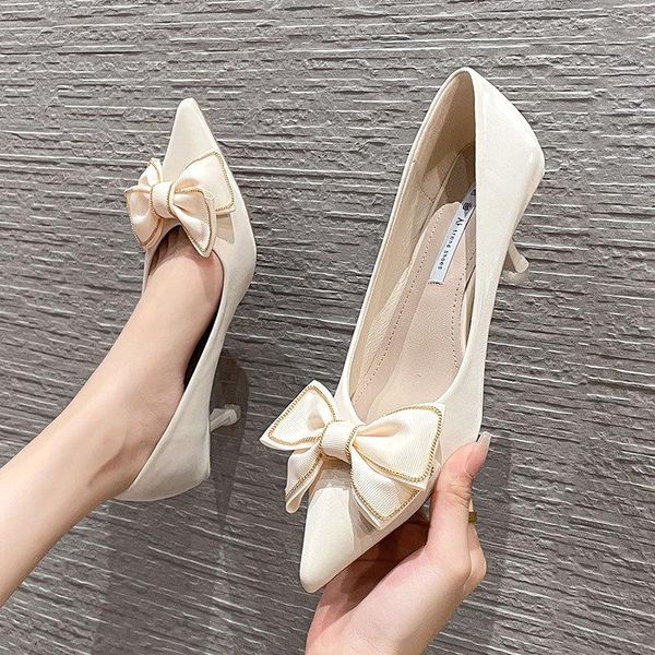dress shoes single women fashion pointed fairy wind bows the stiletto heel joker temperament women's mujer bombas, Black
dress shoes single women fashion pointed fairy wind bows the stiletto heel joker temperament women's mujer bombas, Black