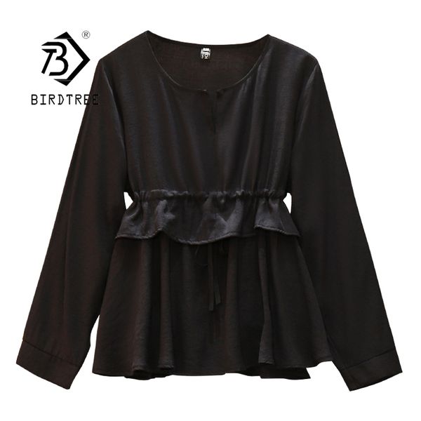 spring women's solid elastic waist korean style t shirt plus size long sleeve o neck loose casual tees with ruffles t13124x 210419, White
spring women's solid elastic waist korean style t shirt plus size long sleeve o neck loose casual tees with ruffles t13124x 210419, White
