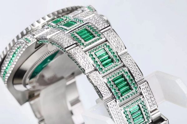 40mm green diamonds watches 116610 sub 3135 automatic movement sapphire men watch wristwatch bracelet iced out waterproof orologio di lusso, Slivery;brown
40mm green diamonds watches 116610 sub 3135 automatic movement sapphire men watch wristwatch bracelet iced out waterproof orologio di lusso, Slivery;brown