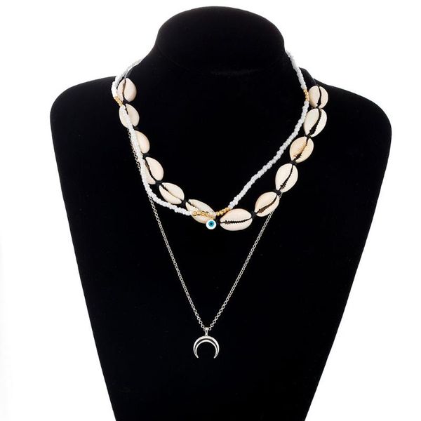 pendant necklaces necklace women bohemian retro natural freshwater shell rope ladies jewelry accesorios mujer collares de moda 2021#a25, Silver
pendant necklaces necklace women bohemian retro natural freshwater shell rope ladies jewelry accesorios mujer collares de moda 2021#a25, Silver