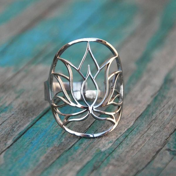 lotus flower men's ring to adjust size silver plated fashion science sacred geometry jewelry for women cluster rings, Golden;silver
lotus flower men's ring to adjust size silver plated fashion science sacred geometry jewelry for women cluster rings, Golden;silver