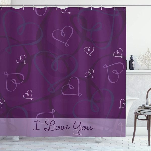 shower curtains romantic curtain lavender colored themed image with hand drawn hearts bathroom decor set hooks 70"
shower curtains romantic curtain lavender colored themed image with hand drawn hearts bathroom decor set hooks 70"