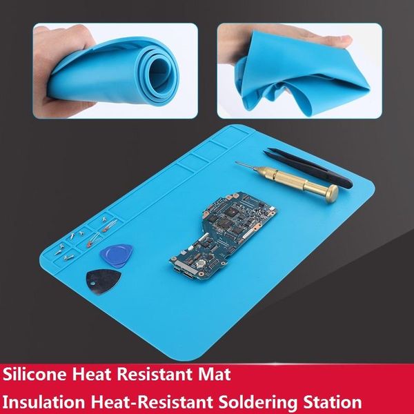 cell phone repairing tools heat resistant silicone soldering pad insulation station repair mat work desk platform for bga rework
cell phone repairing tools heat resistant silicone soldering pad insulation station repair mat work desk platform for bga rework