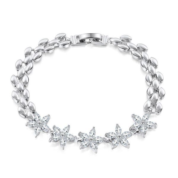 luxury 18k white gold diamond bracelet for women, zircon with gem, fine jewelry, wedding gift, charm bracelets, Golden;silver
luxury 18k white gold diamond bracelet for women, zircon with gem, fine jewelry, wedding gift, charm bracelets, Golden;silver