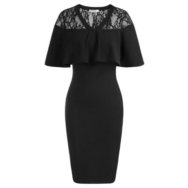 casual dresses women drape decorated dress lace patchwork v-neck bodycon design hips-wrapped silhouette, Black;gray
casual dresses women drape decorated dress lace patchwork v-neck bodycon design hips-wrapped silhouette, Black;gray