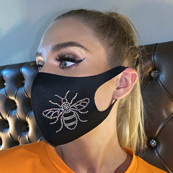 rhinestone mask little bee riding mask fashion flash drill breathable belt drill cotton outdoor mask
rhinestone mask little bee riding mask fashion flash drill breathable belt drill cotton outdoor mask