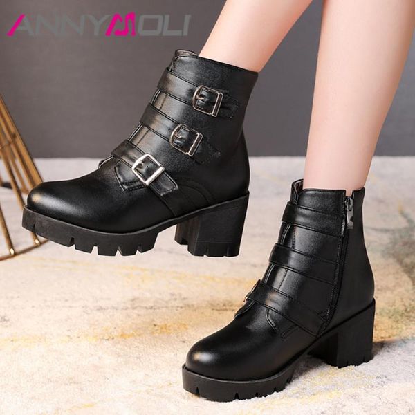 boots annymoli zip block heel short woman platform high ankle buckle round toe ladies shoes fur winter beige size 46, Black
boots annymoli zip block heel short woman platform high ankle buckle round toe ladies shoes fur winter beige size 46, Black
