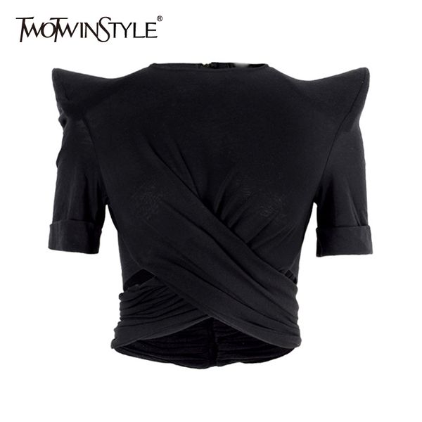 twowinsyle casual black shirt for women o neck half sleeve ruched unic shirts female summer fashion clothing ide 210524, White
twowinsyle casual black shirt for women o neck half sleeve ruched unic shirts female summer fashion clothing ide 210524, White