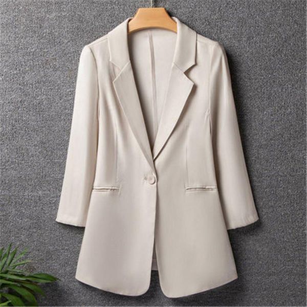 women's suits & blazers spring/summer blazer female slim elegant ladies jacket plus size 7xl coveralls single button suit 3/4 sleeve ca, White;black
women's suits & blazers spring/summer blazer female slim elegant ladies jacket plus size 7xl coveralls single button suit 3/4 sleeve ca, White;black