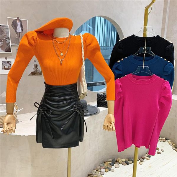 women's sweaters clothing 2021 autumn winter slim round neck long sleeve thread t-shirt versatile tight bottomed top, White;black
women's sweaters clothing 2021 autumn winter slim round neck long sleeve thread t-shirt versatile tight bottomed top, White;black