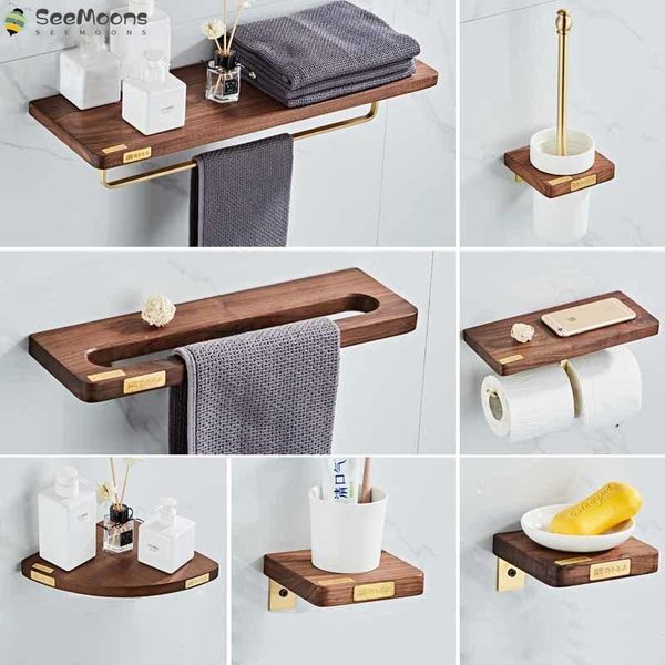 bath accessory set bathroom accessories corner shelf toilet brush holder towel rack paper tooth wood & copper hardware
bath accessory set bathroom accessories corner shelf toilet brush holder towel rack paper tooth wood & copper hardware