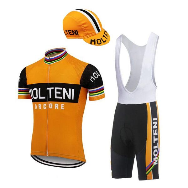 racing sets molteni cycling jersey set retro ropa ciclismo hombre bike black clothing bib shorts 9d gel pad mtb, Black;blue
racing sets molteni cycling jersey set retro ropa ciclismo hombre bike black clothing bib shorts 9d gel pad mtb, Black;blue