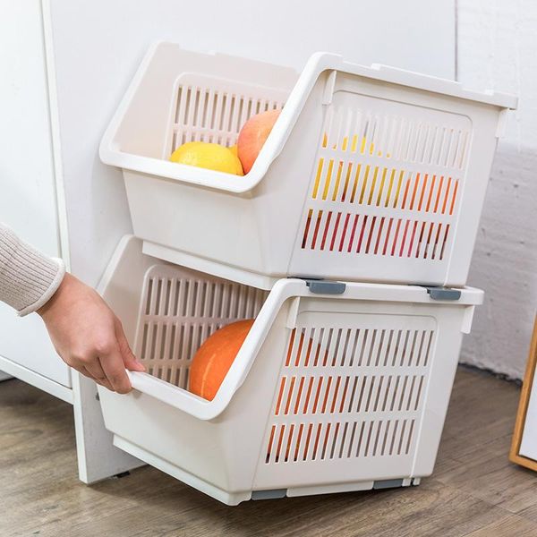 storage baskets kitchen basket plastic multi-functional vegetables fruit racks can stacked organizers box
storage baskets kitchen basket plastic multi-functional vegetables fruit racks can stacked organizers box