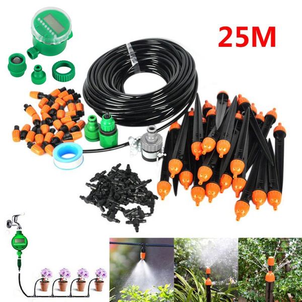 sprinkler drip 25m garden hose home automatic electronic water timer intelligence irrigation controller set programs watering equipments
sprinkler drip 25m garden hose home automatic electronic water timer intelligence irrigation controller set programs watering equipments