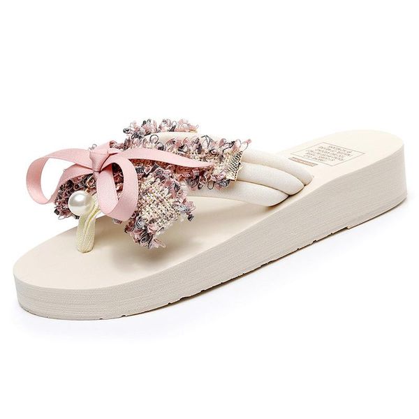 slippers 2021 fashion summer graceful bow flip-flops women's seaside beach flat all-matching women sandals girls 35-42, Black
slippers 2021 fashion summer graceful bow flip-flops women's seaside beach flat all-matching women sandals girls 35-42, Black