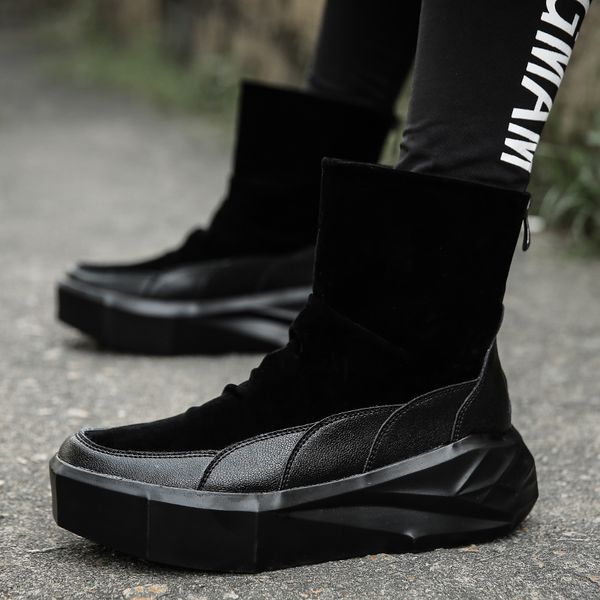 high platform boots men zipper casual shoes black warm slip on snow boots men comfortable winter mens suede boots botines
high platform boots men zipper casual shoes black warm slip on snow boots men comfortable winter mens suede boots botines