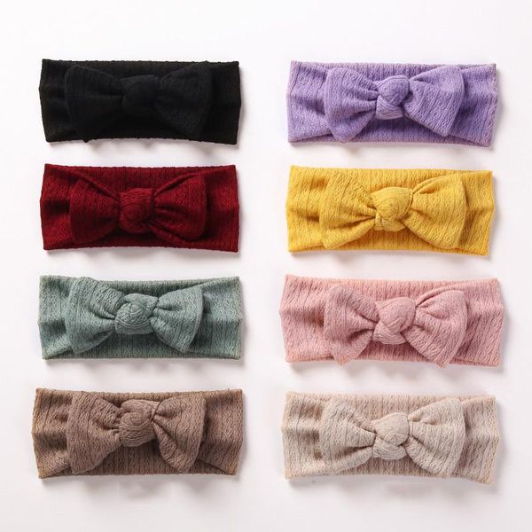 hair accessories soft cotton bow baby headband solid color crochet elastic born band girls toddler kids warm turban, Slivery;white
hair accessories soft cotton bow baby headband solid color crochet elastic born band girls toddler kids warm turban, Slivery;white