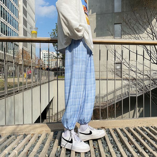 pant spring summer plaid men's fashion casual men streetwear korean loose hip-hop straight wide-leg pants mens trousers, Black
pant spring summer plaid men's fashion casual men streetwear korean loose hip-hop straight wide-leg pants mens trousers, Black