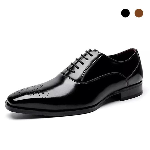 dress shoes oxfords brogue genuine leather man business handmade designer luxury shoe wedding for men, Black
dress shoes oxfords brogue genuine leather man business handmade designer luxury shoe wedding for men, Black