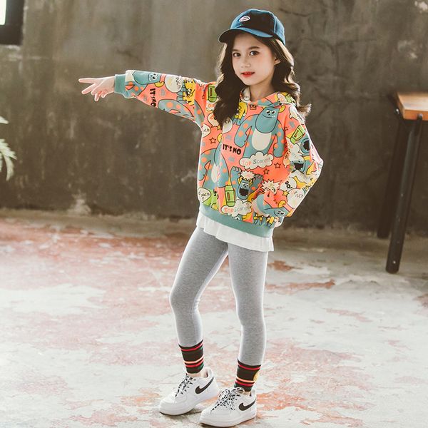 2pcs childrens sets new girls clothes fashion spring autumn long sleeve cartoon set t-shirts sweatshirts +leggings kids clothes, White
2pcs childrens sets new girls clothes fashion spring autumn long sleeve cartoon set t-shirts sweatshirts +leggings kids clothes, White