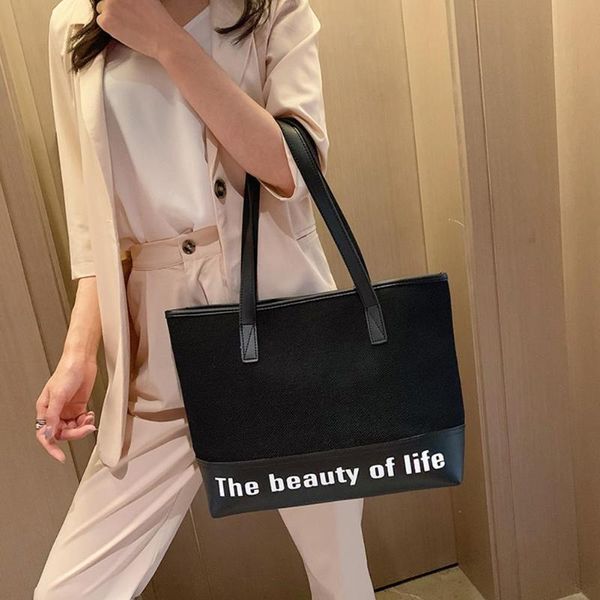 fashion handbags not easy to damage leather linen splicing handbag women casual shoulder bag travel zip tote bags
fashion handbags not easy to damage leather linen splicing handbag women casual shoulder bag travel zip tote bags