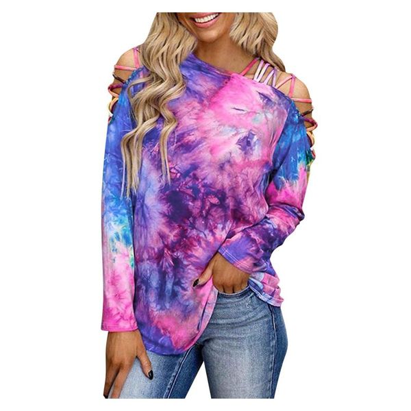 women's t-shirt summer vintage t shirt casual tie dye print long sleeve hollow out loose aesthetic temperament chic #t3g, White
women's t-shirt summer vintage t shirt casual tie dye print long sleeve hollow out loose aesthetic temperament chic #t3g, White
