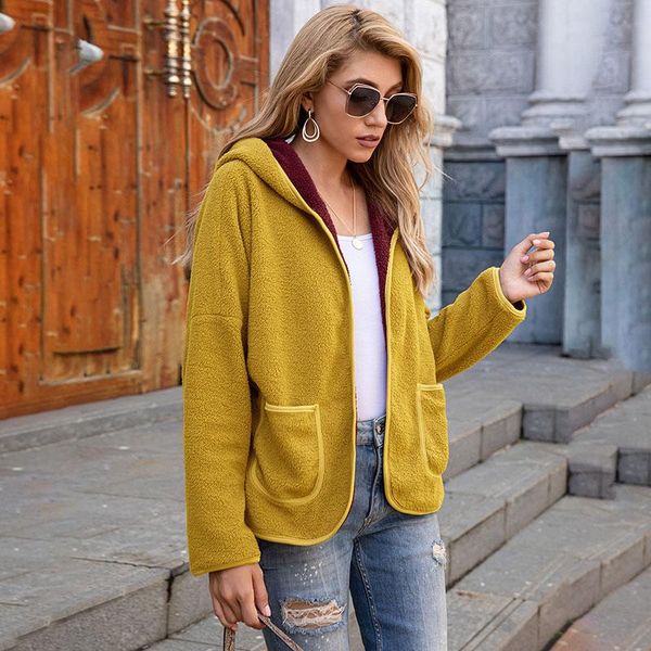 women thin autumn and spring solid colour hooded jacket for open stitch coat fashion korean style clothing outerwear jackets y women's, Black;brown
women thin autumn and spring solid colour hooded jacket for open stitch coat fashion korean style clothing outerwear jackets y women's, Black;brown