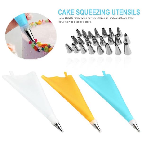 baking & pastry tools selling 26pcs/set super practical difference types diy dessert cake decorating tip sets piping nozzles tips 3 colors
baking & pastry tools selling 26pcs/set super practical difference types diy dessert cake decorating tip sets piping nozzles tips 3 colors