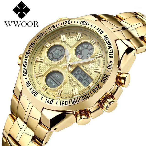 wristwatches wwoor relogio masculino watch men 2021 led big dial men's gold wrist watches waterproof golden for, Slivery;brown
wristwatches wwoor relogio masculino watch men 2021 led big dial men's gold wrist watches waterproof golden for, Slivery;brown