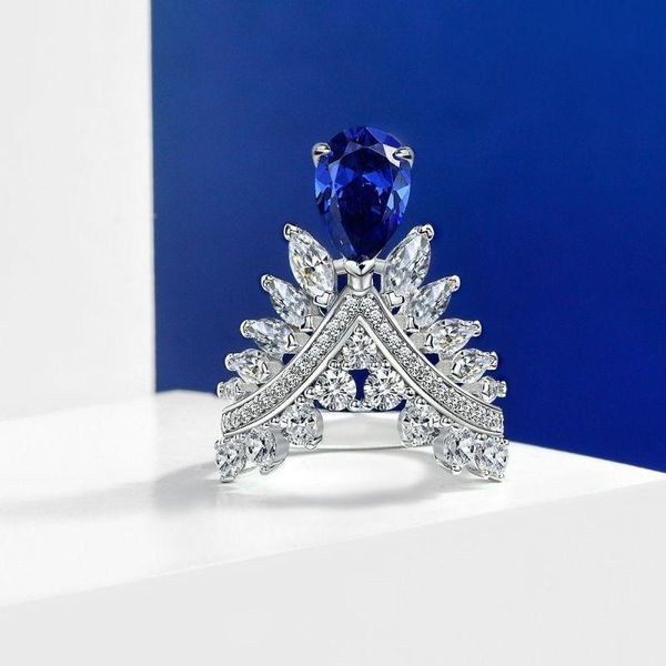 cluster rings wedding ring sparkling blue diamond 925 sterling silver engagement classic for women pink jewelry gift wholesale, Golden;silver
cluster rings wedding ring sparkling blue diamond 925 sterling silver engagement classic for women pink jewelry gift wholesale, Golden;silver