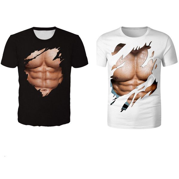 2021 muscle 3d digital print crew neck t-shirt loose short sleeve women's wear, White;black
2021 muscle 3d digital print crew neck t-shirt loose short sleeve women's wear, White;black