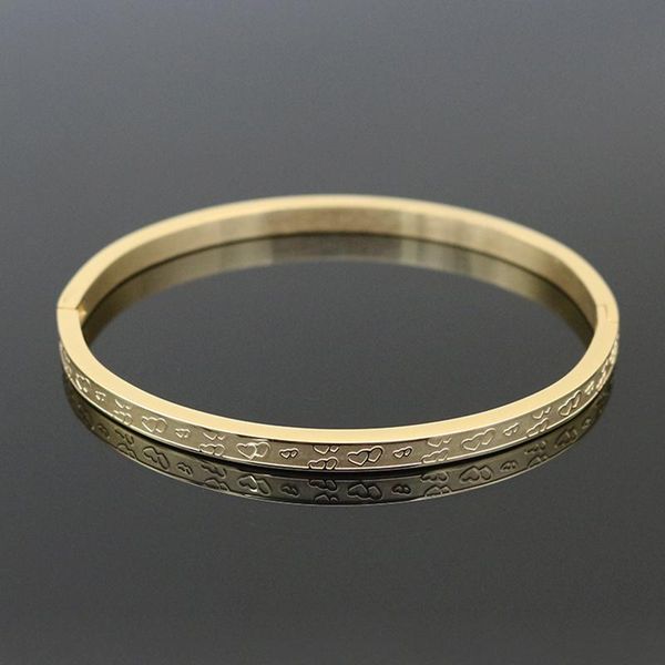 bangle fashion women middle frosted stainless steel heart bracelets & for girls, Black
bangle fashion women middle frosted stainless steel heart bracelets & for girls, Black