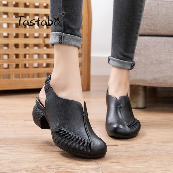 dress shoes tastabo manual genuine leather women's mid heels retro style brown black s2208 breathable design round head wild
dress shoes tastabo manual genuine leather women's mid heels retro style brown black s2208 breathable design round head wild