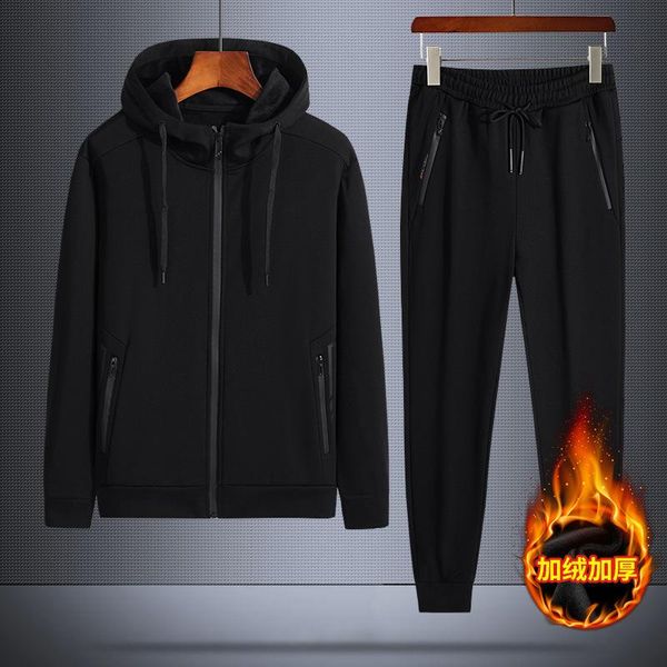men's tracksuits boutique high-end sports leisure suit with wool tencel roman compound ultra soft hooded thickening warm woolly, Gray
men's tracksuits boutique high-end sports leisure suit with wool tencel roman compound ultra soft hooded thickening warm woolly, Gray