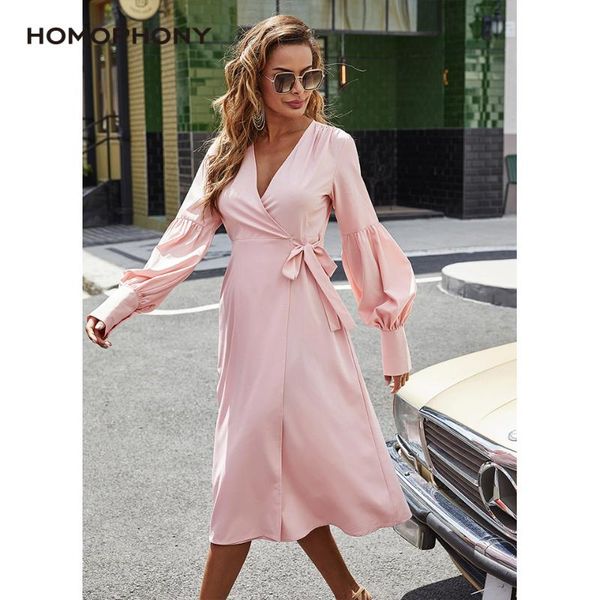 casual dresses homophony 2021 spring woman dress v-neck bandage lantern sleeve elegant pink sweet long vintage romantic robe frau kleid, Black;gray
casual dresses homophony 2021 spring woman dress v-neck bandage lantern sleeve elegant pink sweet long vintage romantic robe frau kleid, Black;gray