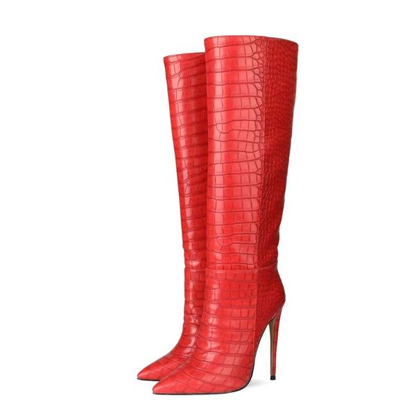 boots 2021 latest women's fashion print knee high thin heels long pointed toe autumn winter lady shoes, Black
boots 2021 latest women's fashion print knee high thin heels long pointed toe autumn winter lady shoes, Black