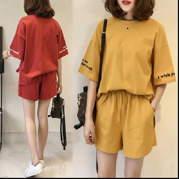 sports fashion suits shorts short womens tracksuits sleeve t shirt two piece summer casual outfits, Gray
sports fashion suits shorts short womens tracksuits sleeve t shirt two piece summer casual outfits, Gray