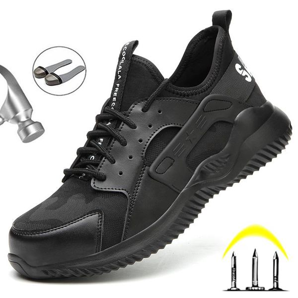 boots lightweight work safety boot men anti-smashing outdoor sneakers steel toe shoes indestructible, Black
boots lightweight work safety boot men anti-smashing outdoor sneakers steel toe shoes indestructible, Black