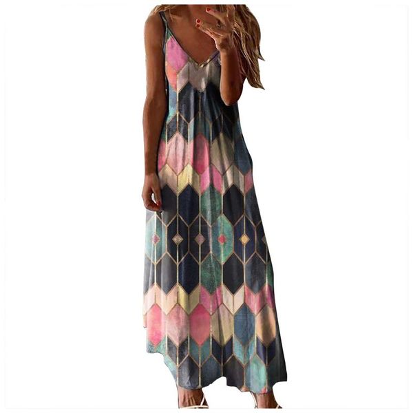 casual dresses summer dress women plus size fashion sleeveless camisole v-neck print tank long for 2021 vestidos, Black;gray
casual dresses summer dress women plus size fashion sleeveless camisole v-neck print tank long for 2021 vestidos, Black;gray