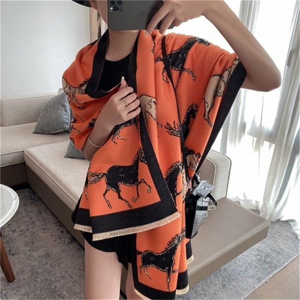 winter scarf shawl female horse animal pattern cashmere warm thickening new fashion shawl dual-purpose versatile, Blue;gray
winter scarf shawl female horse animal pattern cashmere warm thickening new fashion shawl dual-purpose versatile, Blue;gray