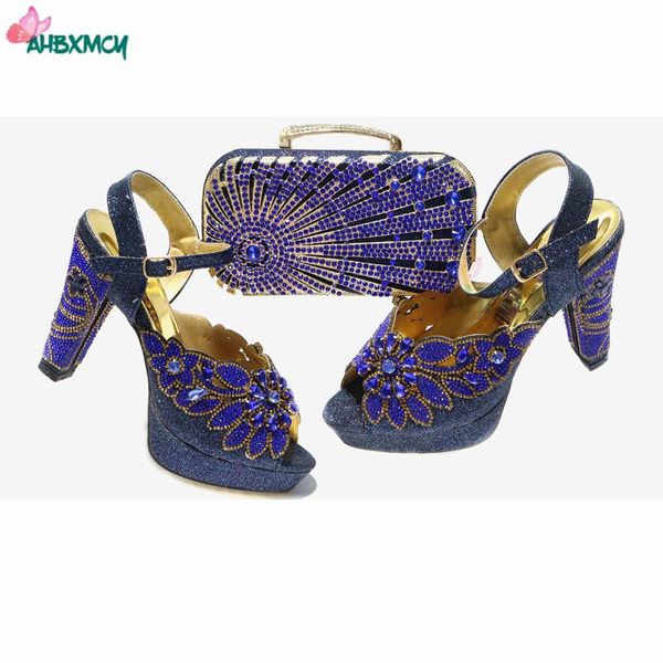 dress shoes pretty design nigerian women and bag set in dark blue color decorate with rhinestone for wedding party, Black
dress shoes pretty design nigerian women and bag set in dark blue color decorate with rhinestone for wedding party, Black