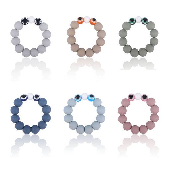 baby pacifiers infant feeding silicone teething beads newborn teeth practice toys food grade soother teether kids chew toy bracelet b8896
baby pacifiers infant feeding silicone teething beads newborn teeth practice toys food grade soother teether kids chew toy bracelet b8896