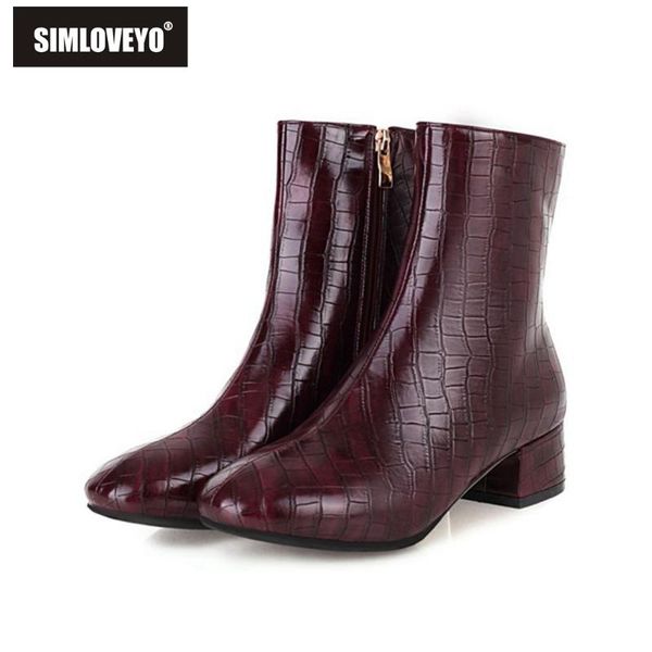 winter mid-calf boots square toe 4cm block heels checkered zip solid big size 34-48 black green apricot work c2049
winter mid-calf boots square toe 4cm block heels checkered zip solid big size 34-48 black green apricot work c2049