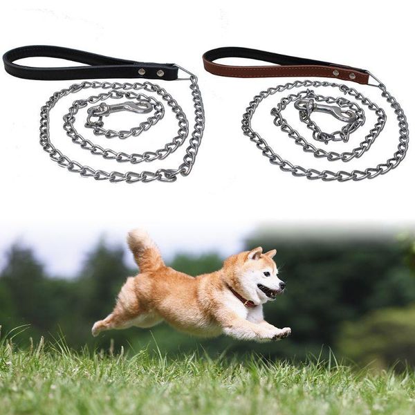 dog collars & leashes leather pet puppy leash iron chain walking running outdoor training for small medium large dogs and brand
dog collars & leashes leather pet puppy leash iron chain walking running outdoor training for small medium large dogs and brand