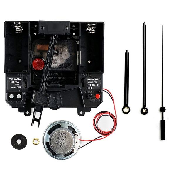 wall clocks 12888 silent sweep movement with music chime box plastic quartz mechanism 92# hands pendulum drive units diy clock accessory
wall clocks 12888 silent sweep movement with music chime box plastic quartz mechanism 92# hands pendulum drive units diy clock accessory