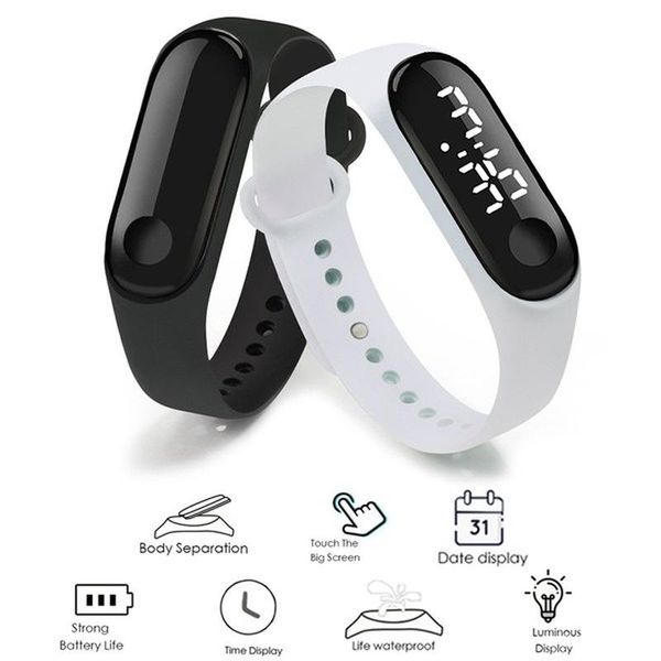 wristwatches led electronic luminous sensor watches men women digital silicone strap wristwatch sports yoga bracelets kids clocks a++, Slivery;brown
wristwatches led electronic luminous sensor watches men women digital silicone strap wristwatch sports yoga bracelets kids clocks a++, Slivery;brown