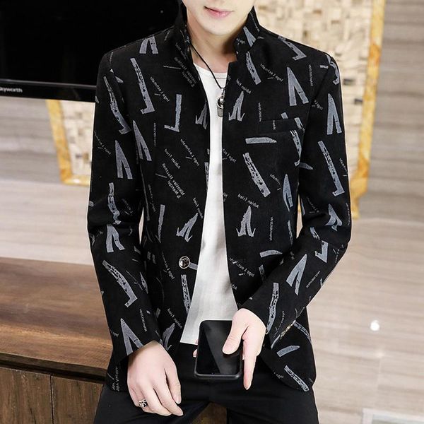 sun yat-sen jacket male youth slim personality standing collar handsome suit fashion thin clothes spring and autumn men's suits & blaze, White;black
sun yat-sen jacket male youth slim personality standing collar handsome suit fashion thin clothes spring and autumn men's suits & blaze, White;black