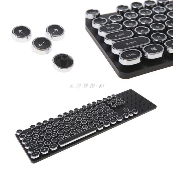 keyboards diy keycap retro steam punk typewriter mechanical keyboard 104 87 standard keys
keyboards diy keycap retro steam punk typewriter mechanical keyboard 104 87 standard keys