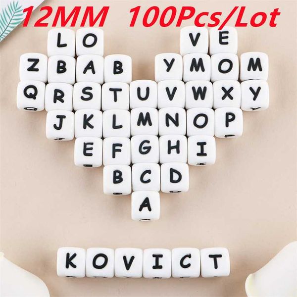 kovict 12mm 100pcs silicone letters beads english alphabet letter baby teething teether personalized name pacifier chain 220209
kovict 12mm 100pcs silicone letters beads english alphabet letter baby teething teether personalized name pacifier chain 220209