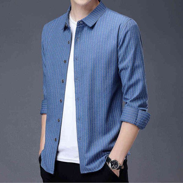 2021 spring men's busins casual fashion vertical striped long sleeved shirt kb91, White;black
2021 spring men's busins casual fashion vertical striped long sleeved shirt kb91, White;black